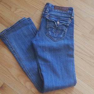 EUC Rock revival boot cut jeans